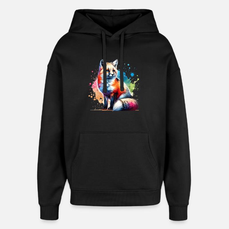 Swiftfuchs Geschenk - Oversized Unisex Hoodie von Stanley/Stella - Schwarz