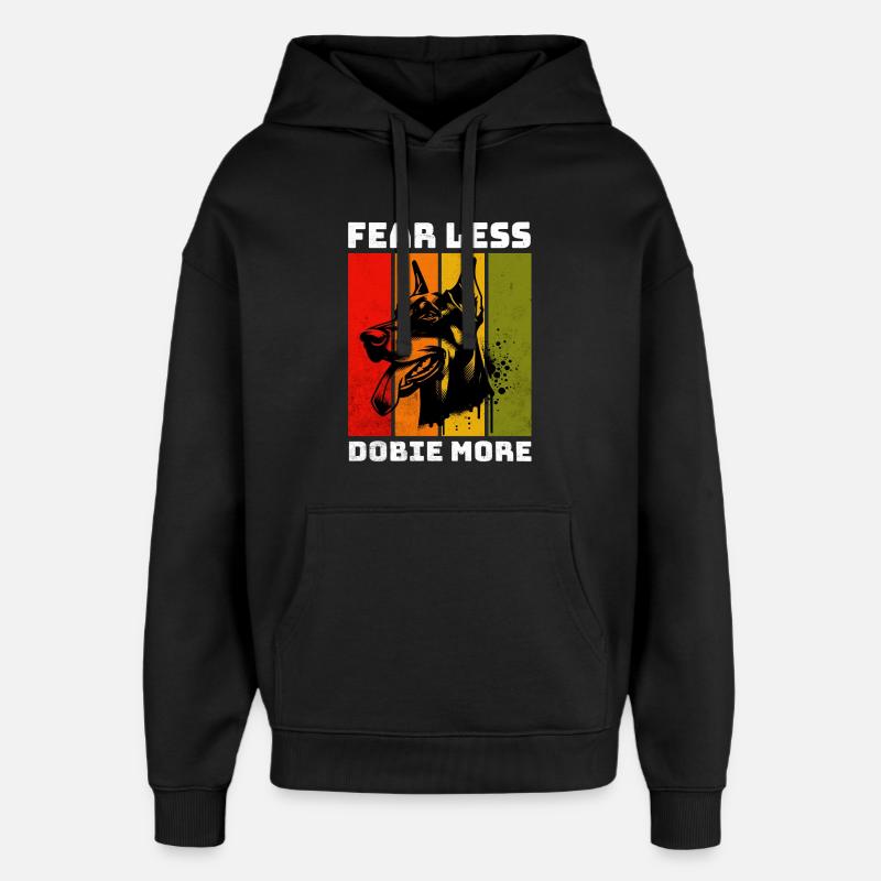 Doberman Dobermann - Oversized Unisex Hoodie by Stanley/Stella - black