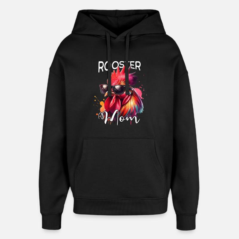 Maman - Sweat à capuche unisexe Stanley/Stella Oversized - noir