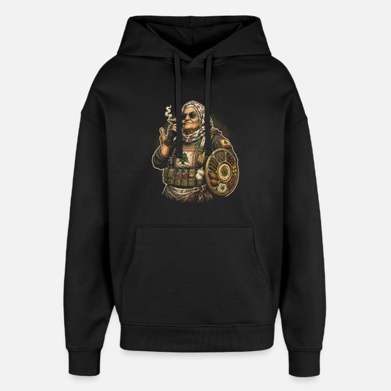 Libanon Libanese - Oversized Unisex Hoodie von Stanley/Stella - Schwarz