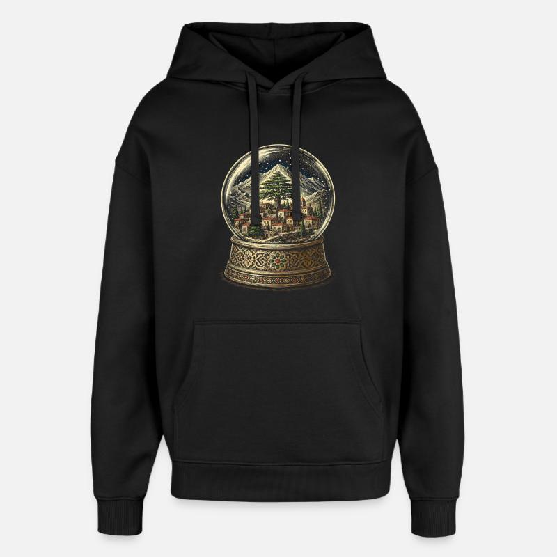 Libanon Libanese - Oversized Unisex Hoodie von Stanley/Stella - Schwarz