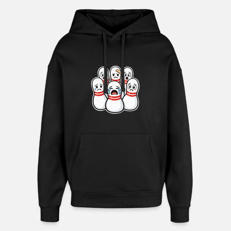 Skittles - Sweat à capuche unisexe Stanley/Stella Oversized - noir