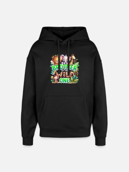 Frère du Sauvage - Sweat à capuche unisexe Stanley/Stella Oversized - noir