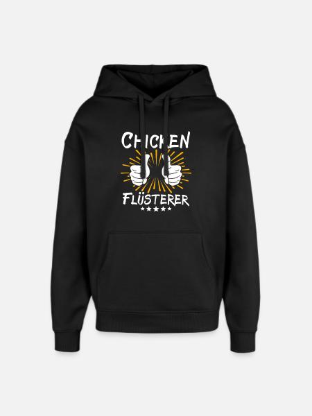 Chicken Spruch - Oversized Unisex Hoodie von Stanley/Stella - Schwarz