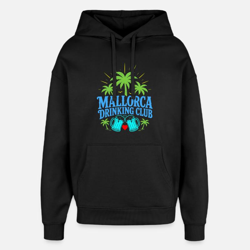 Club de boisson Malle 2026 - Sweat à capuche unisexe Stanley/Stella Oversized - noir