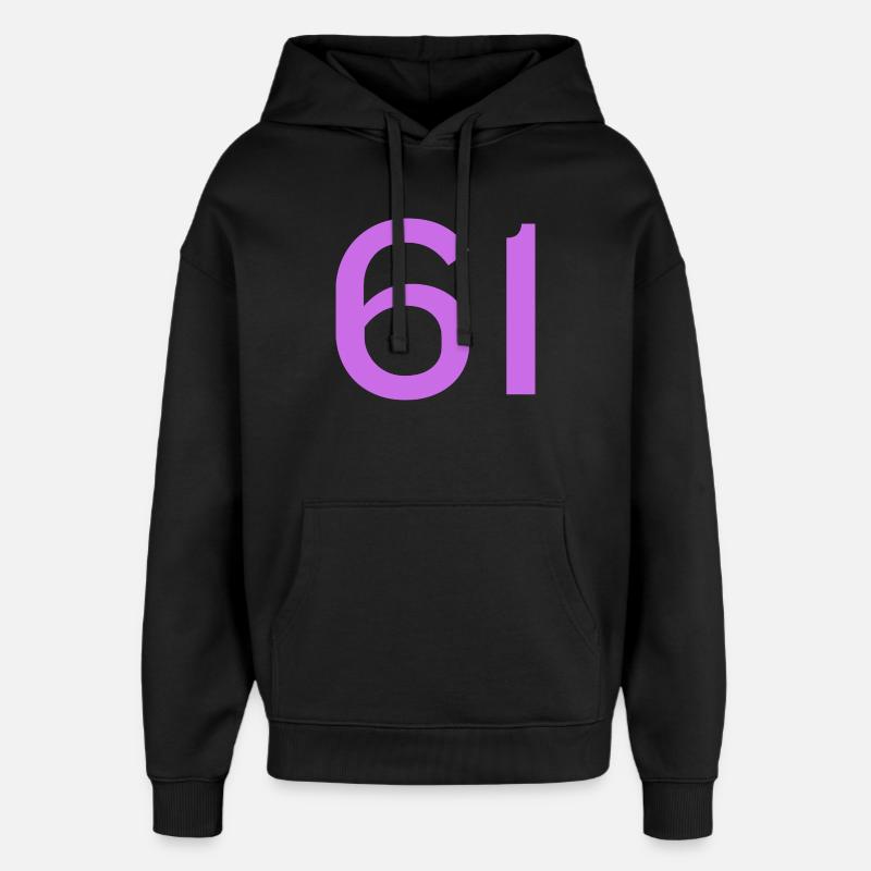 61 - Sweat à capuche unisexe Stanley/Stella Oversized - noir