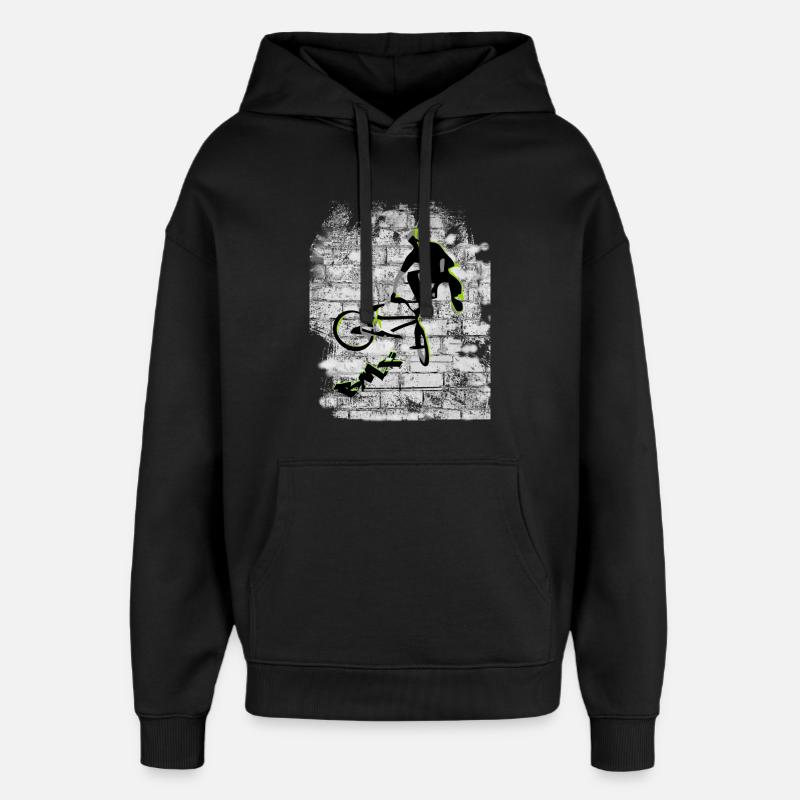 BMX - Oversized Unisex Hoodie von Stanley/Stella - Schwarz