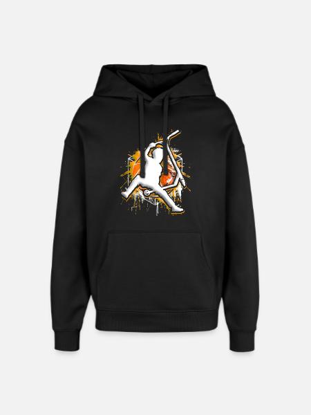 Scooter - Stuntscooter - Trottinette - Tretroller - Oversized Unisex Hoodie by Stanley/Stella - black