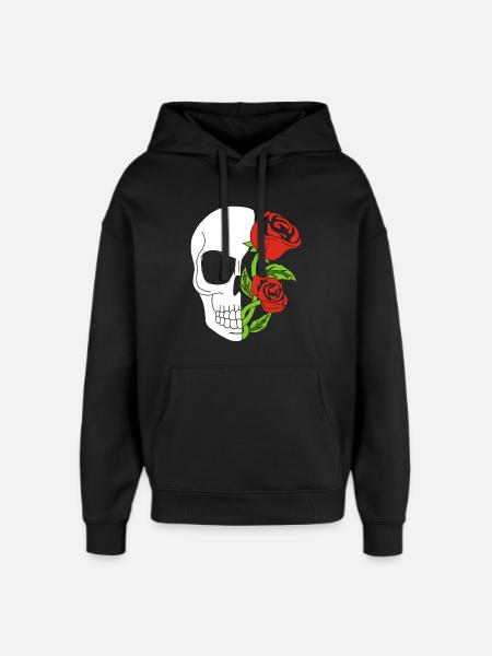 Life After Death - Oversized Unisex Hoodie by Stanley/Stella - black
