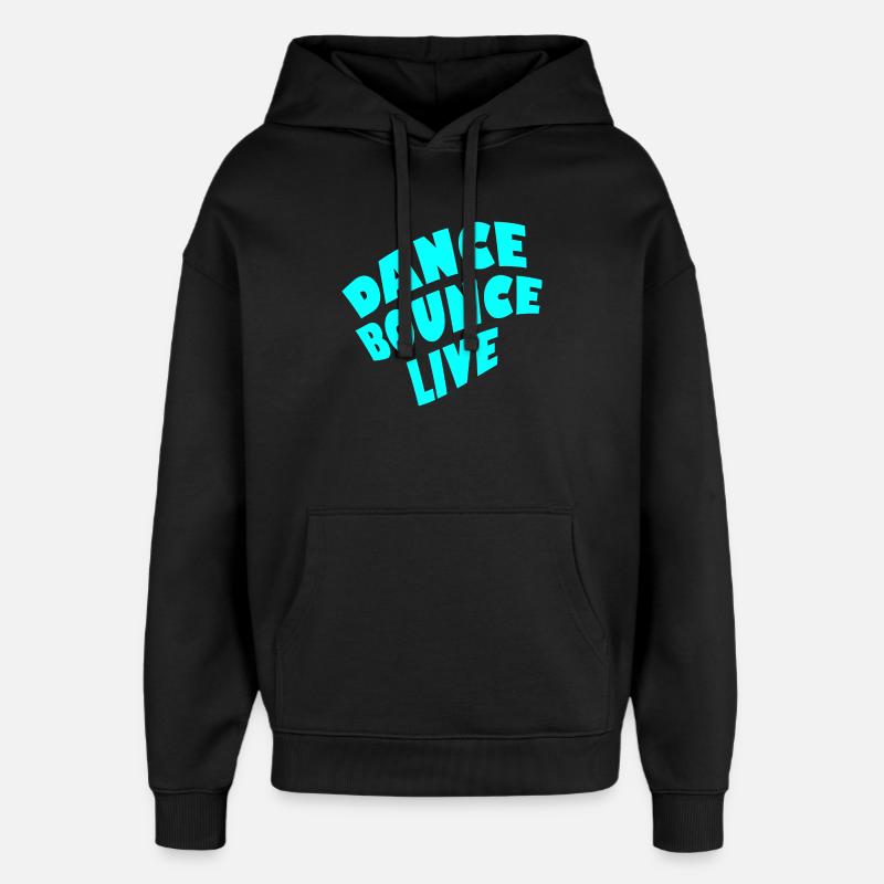 Dance Bounce en direct - Sweat à capuche unisexe Stanley/Stella Oversized - noir