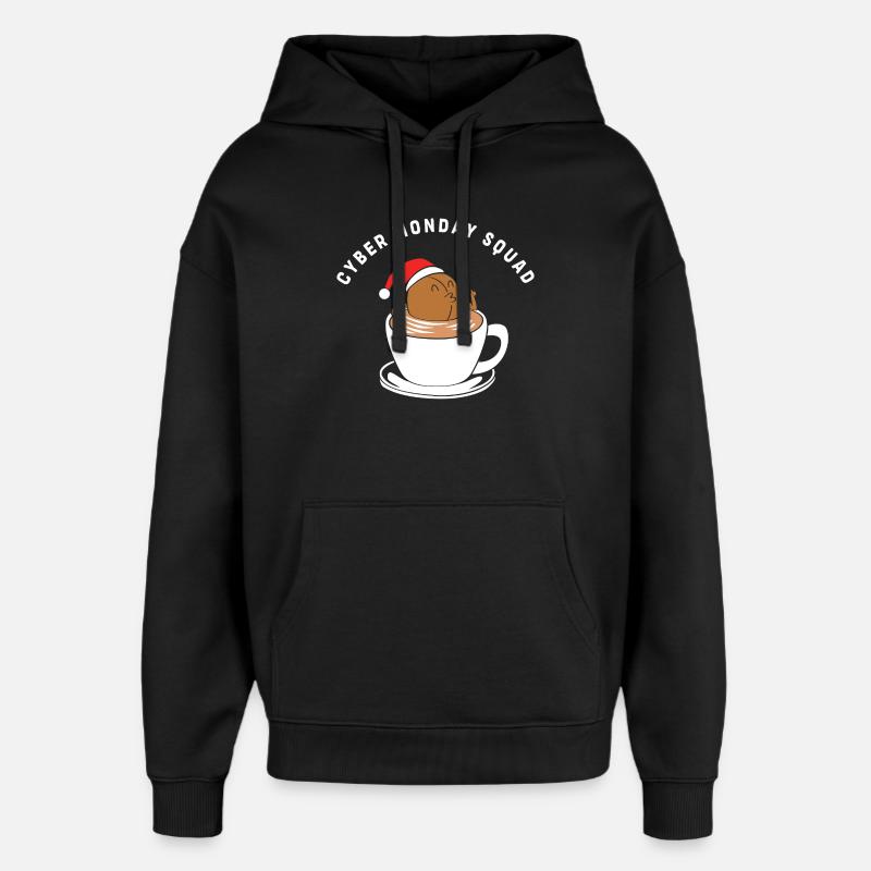 Cyber Monday Kaufrausch - Oversized Unisex Hoodie von Stanley/Stella - Schwarz