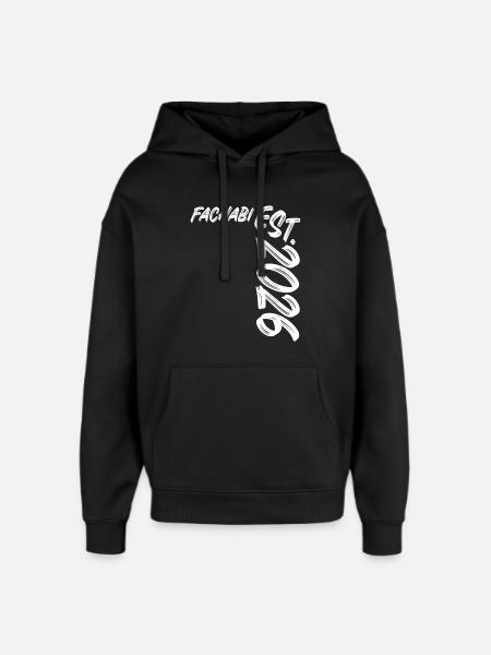 Fachabi 2026 - Sweat à capuche unisexe Stanley/Stella Oversized - noir