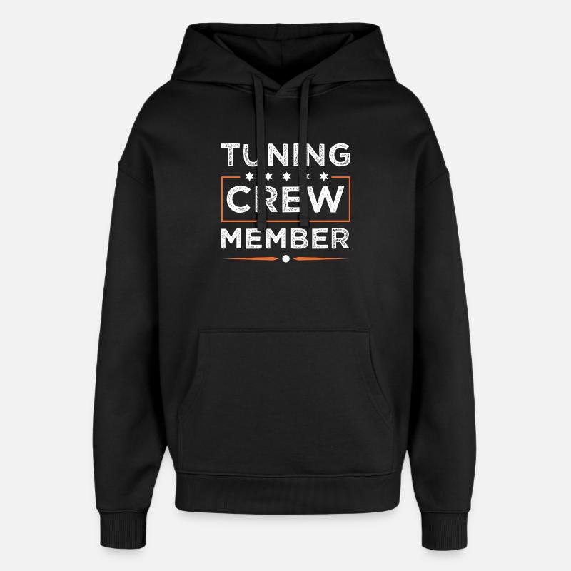 Équipe de réglage - Sweat à capuche unisexe Stanley/Stella Oversized - noir