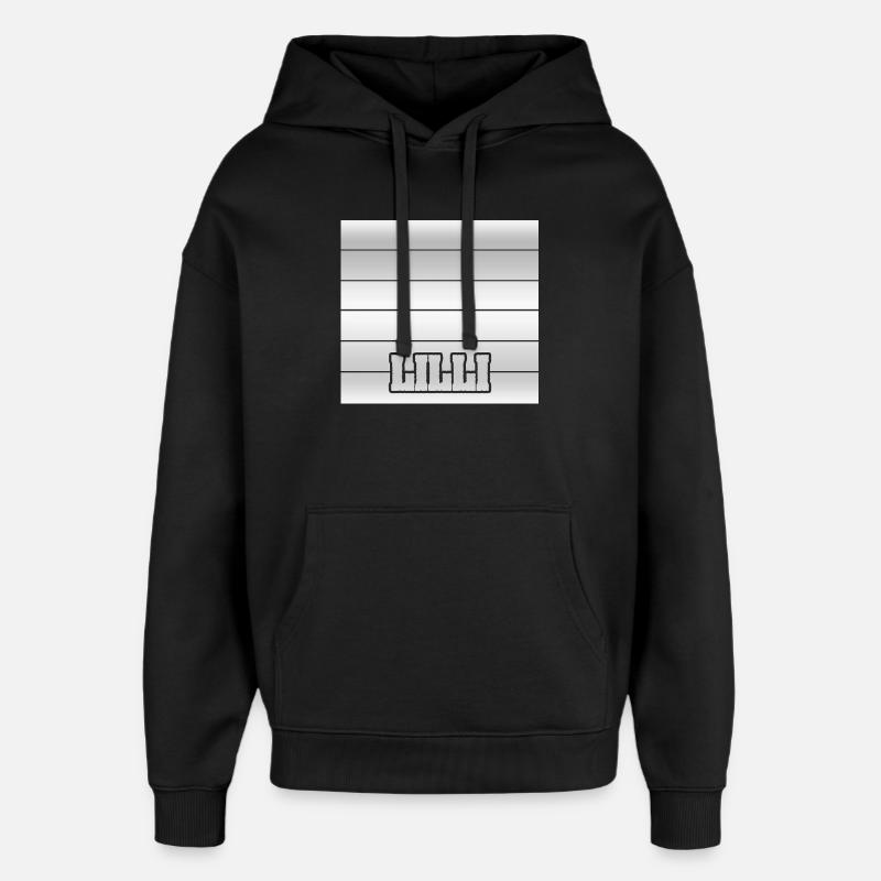 Lilli - Oversized Unisex Hoodie von Stanley/Stella - Schwarz