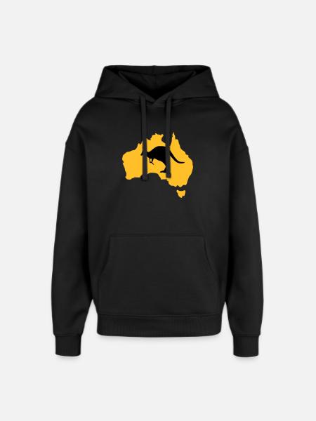Australien - Oversized Unisex Hoodie von Stanley/Stella - Schwarz