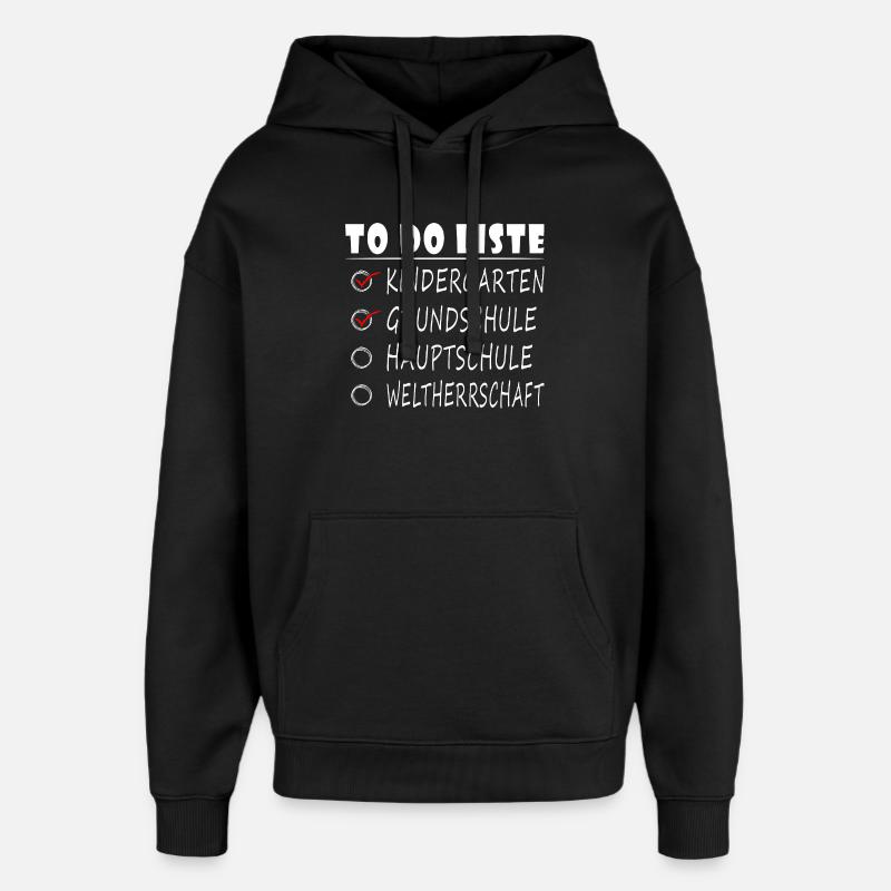 Lehrer Hauptschule Abschiedsgeschenk Abschied - Oversized Unisex Hoodie von Stanley/Stella - Schwarz