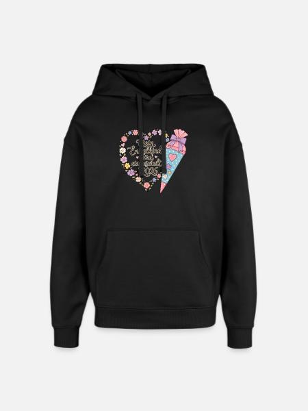 Enkelkind Einschulung 2026 - Oversized Unisex Hoodie von Stanley/Stella - Schwarz
