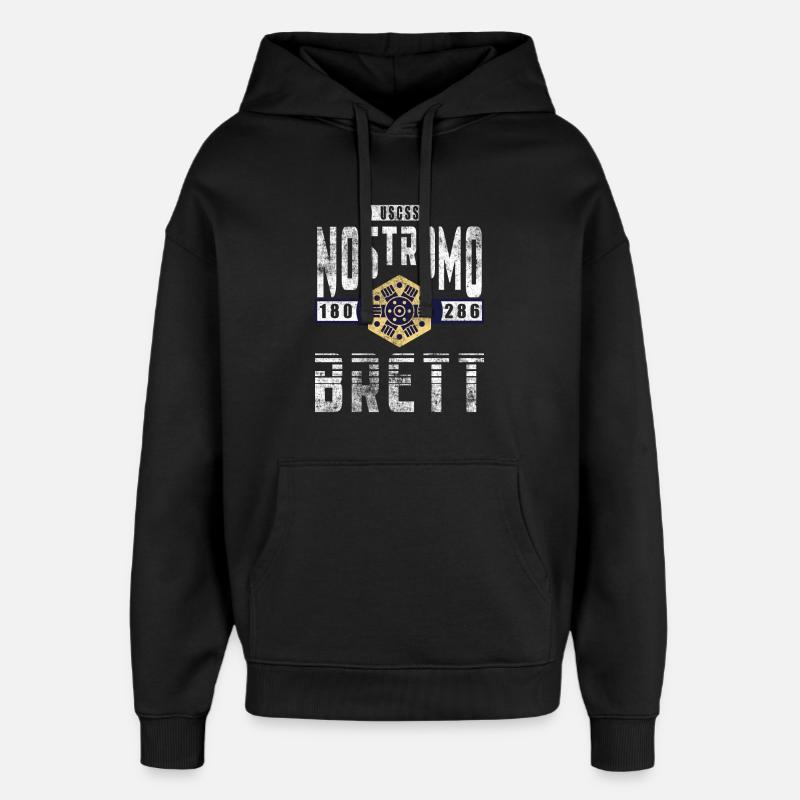 Alien Nostromo grade d'équipage Brett - Sweat à capuche unisexe Stanley/Stella Oversized - noir