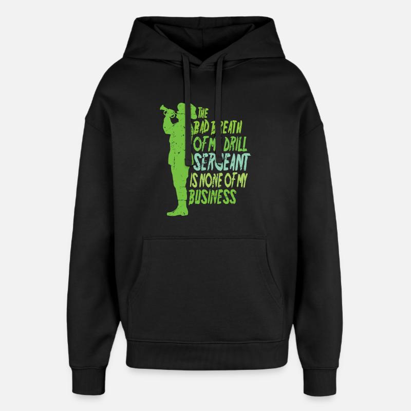 Drill Sergeant - Oversized Unisex Hoodie von Stanley/Stella - Schwarz