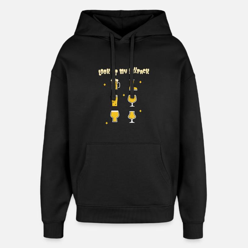 Bière artisanale Design élégant pour les amateurs de bière - Sweat à capuche unisexe Stanley/Stella Oversized - noir