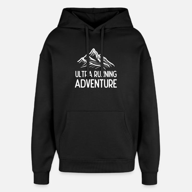 Ultra Running Advrenture - Sweat à capuche unisexe Stanley/Stella Oversized - noir