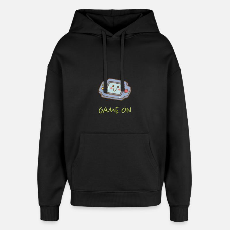 Kawaii Gaming - Amusement doux! - Sweat à capuche unisexe Stanley/Stella Oversized - noir