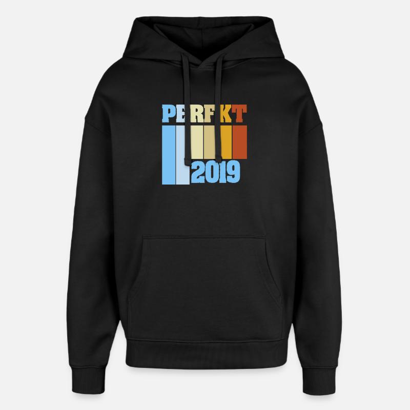 Édition unique 2019 - Sweat à capuche unisexe Stanley/Stella Oversized - noir