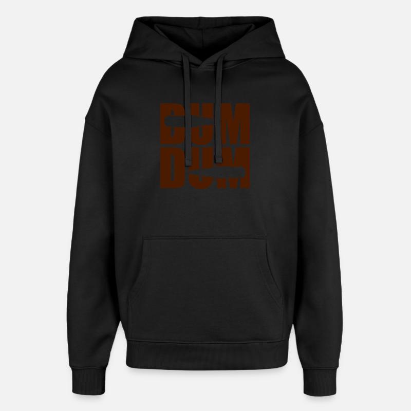 Dum Dum - Sweat à capuche unisexe Stanley/Stella Oversized - noir
