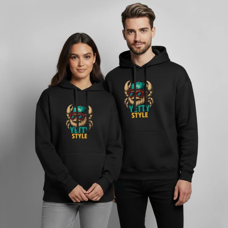 Graphisme Yeti Style Yetty Sweat à capuche unisexe Stanley/Stella Oversized