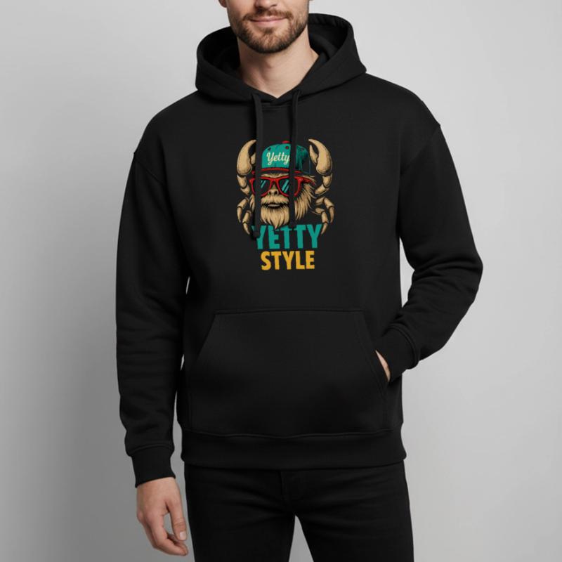 Graphisme Yeti Style Yetty Sweat à capuche unisexe Stanley/Stella Oversized