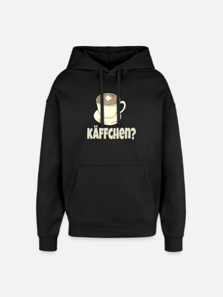 Coffee cup Kaeffchen - Oversized Unisex Hoodie by Stanley/Stella - black