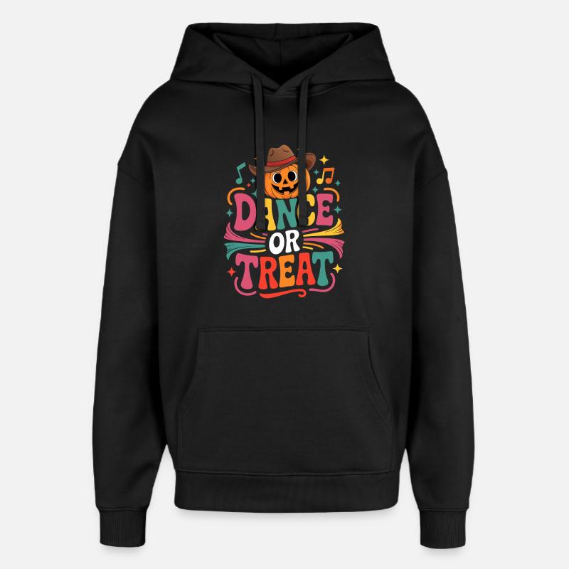 Zucca Danza o Dolcetto - Stanley/Stella Oversized Felpa con cappuccio unisex - nero