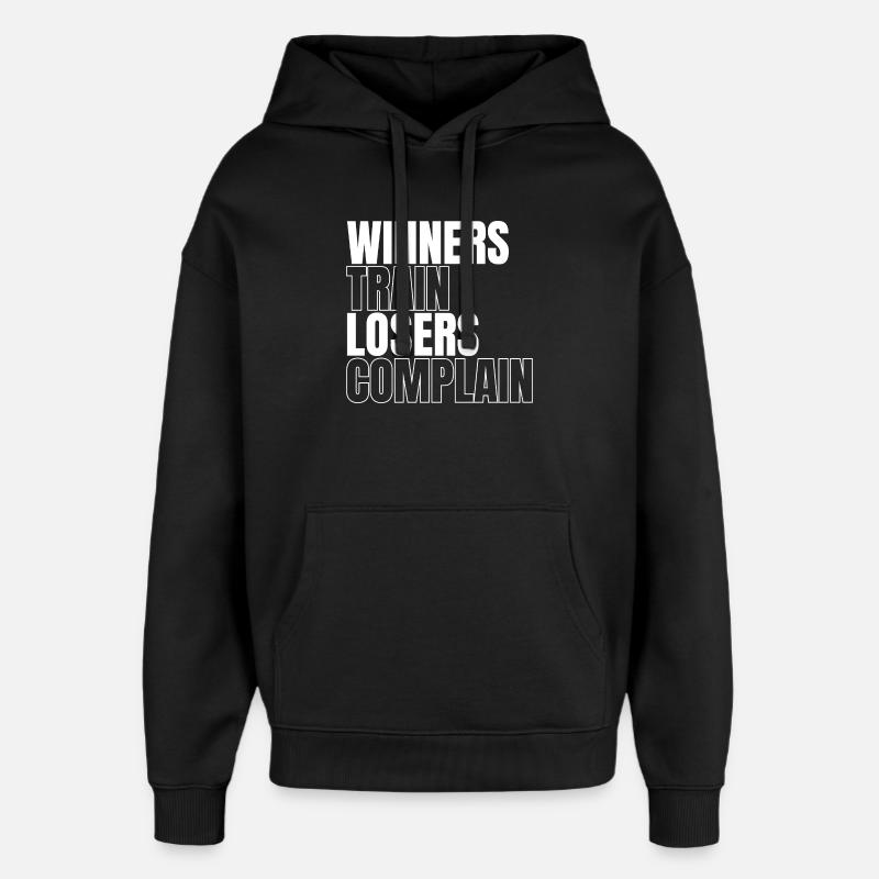 Gagnants - Sweat à capuche unisexe Stanley/Stella Oversized - noir