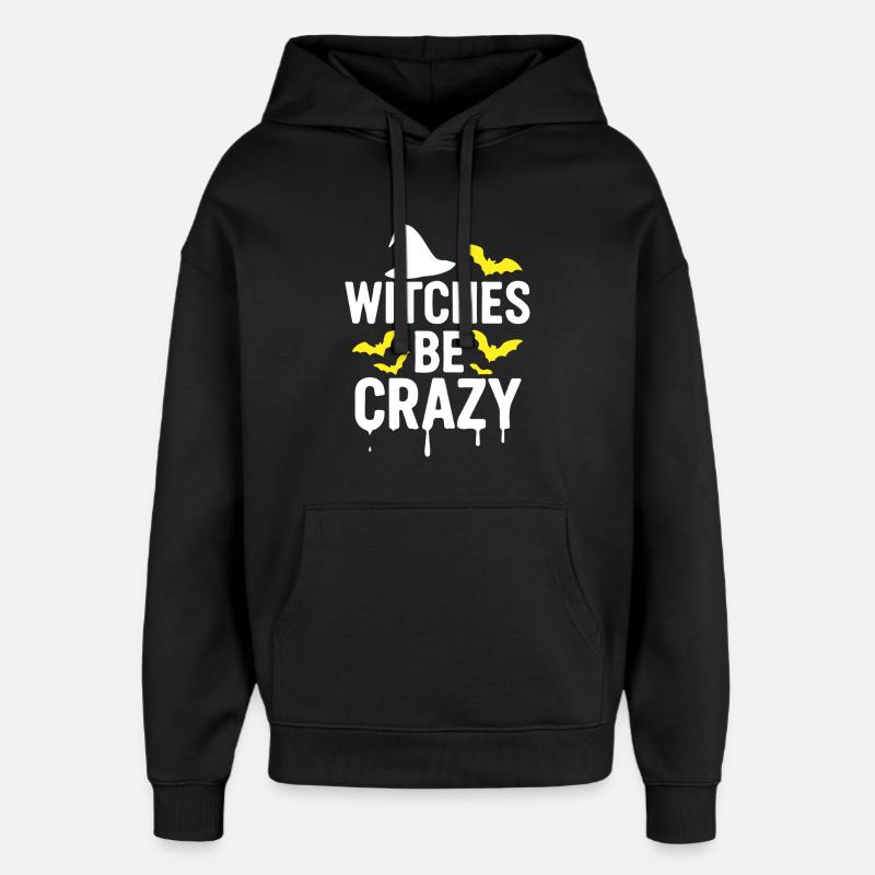 Witches be crazy - Oversized Unisex Hoodie von Stanley/Stella - Schwarz