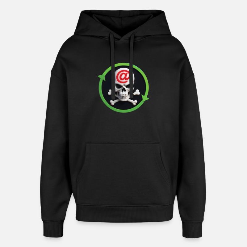 CYBER PIRATE #2 - geek & scifi - Sweat à capuche unisexe Stanley/Stella Oversized - noir