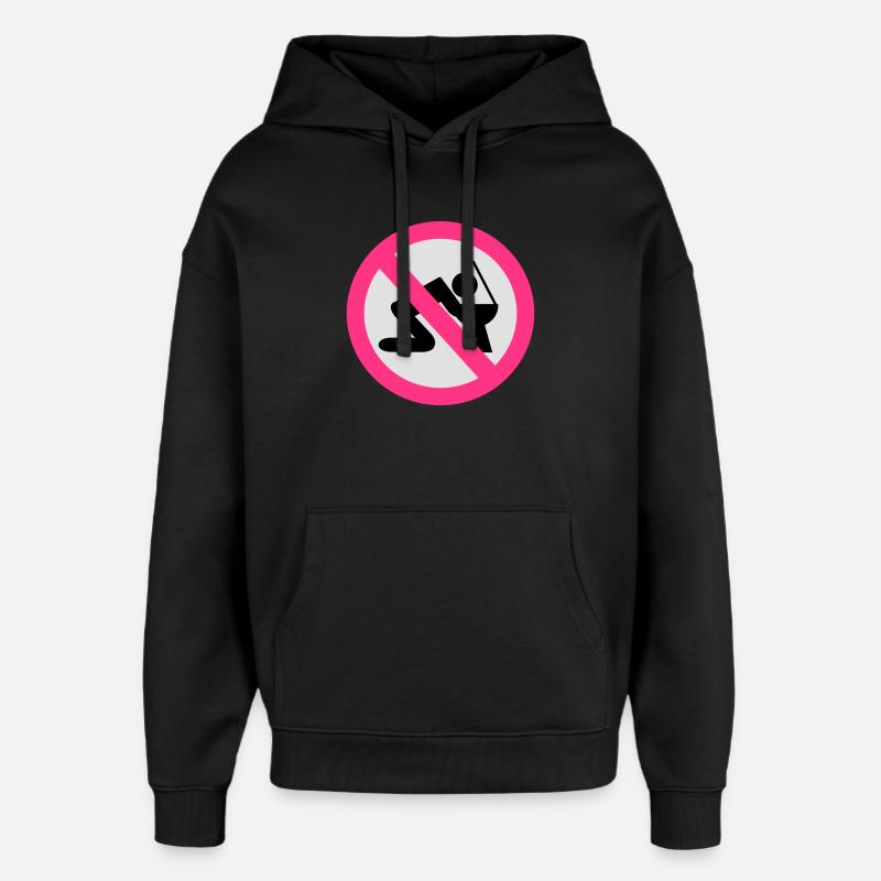 2541614 14674868 alcool - Sweat à capuche unisexe Stanley/Stella Oversized - noir