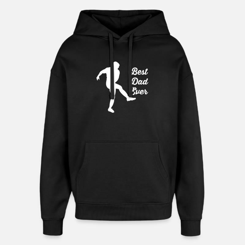 Football - Sweat à capuche unisexe Stanley/Stella Oversized - noir