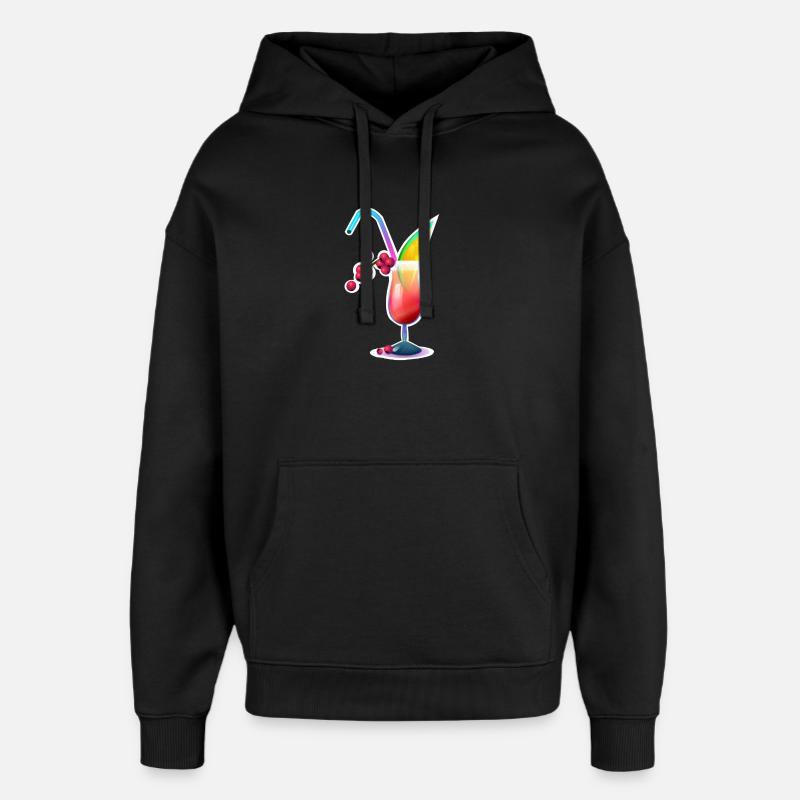Tropischer Farbcocktail - Oversized Unisex Hoodie von Stanley/Stella - Schwarz