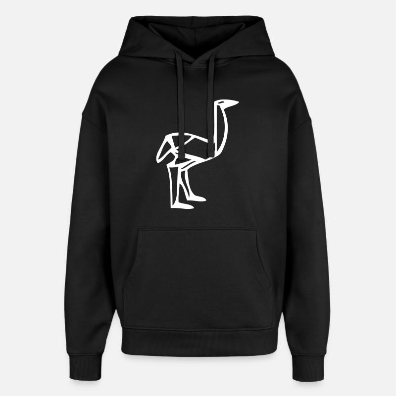 Strauss - Design - Sweat à capuche unisexe Stanley/Stella Oversized - noir