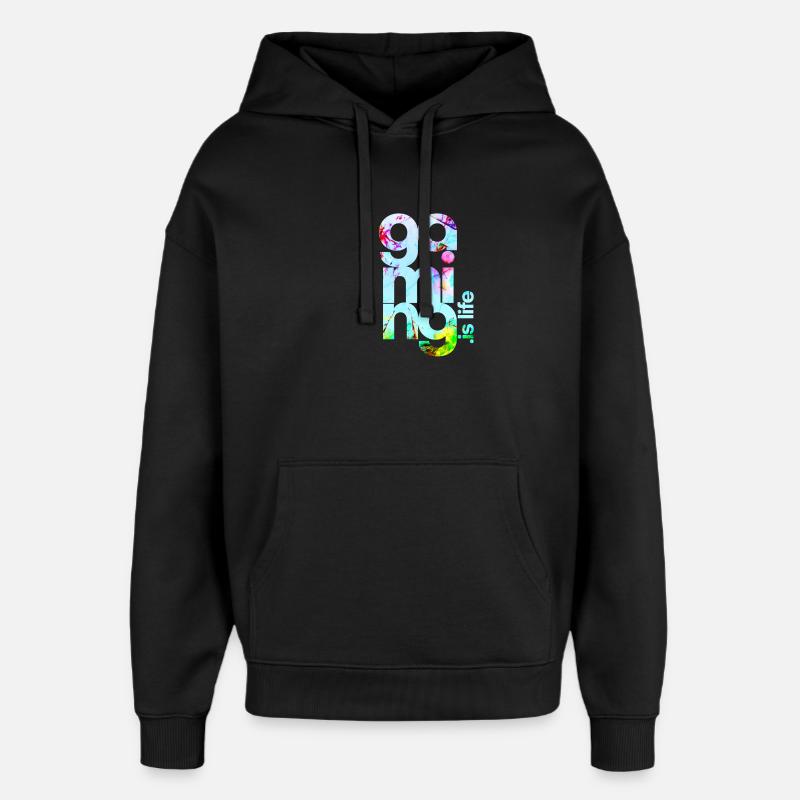 Gamer - Sweat à capuche unisexe Stanley/Stella Oversized - noir