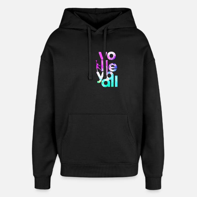 volley-ball - Sweat à capuche unisexe Stanley/Stella Oversized - noir