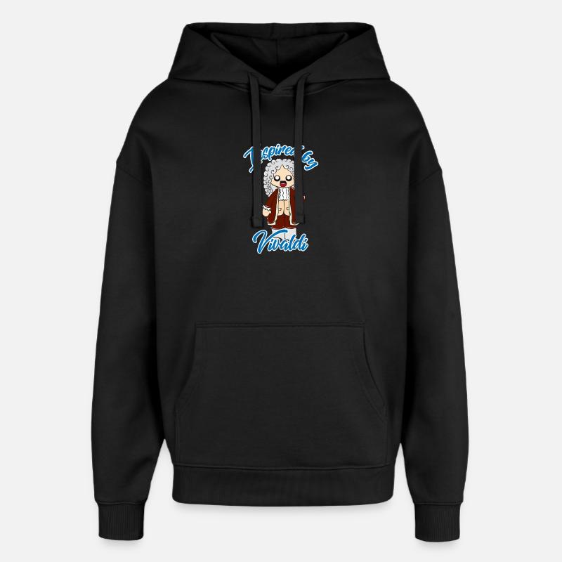 Vivaldi - Oversized Unisex Hoodie von Stanley/Stella - Schwarz