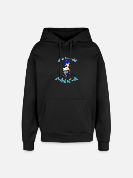 Bicycle Sports - Oversized Unisex Hoodie by Stanley/Stella - black