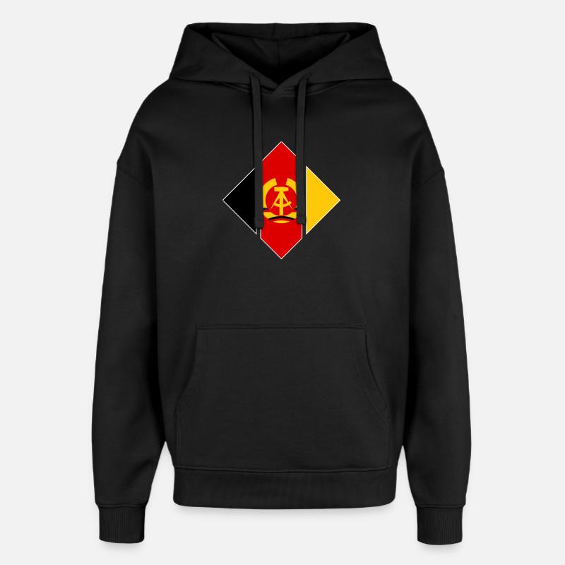 Abzeichen Luftstreitkräfte der NVA - Oversized Unisex Hoodie von Stanley/Stella - Schwarz