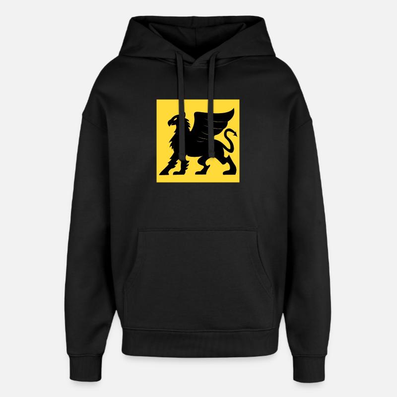 Griffin, Tartaria - Sweat à capuche unisexe Stanley/Stella Oversized - noir