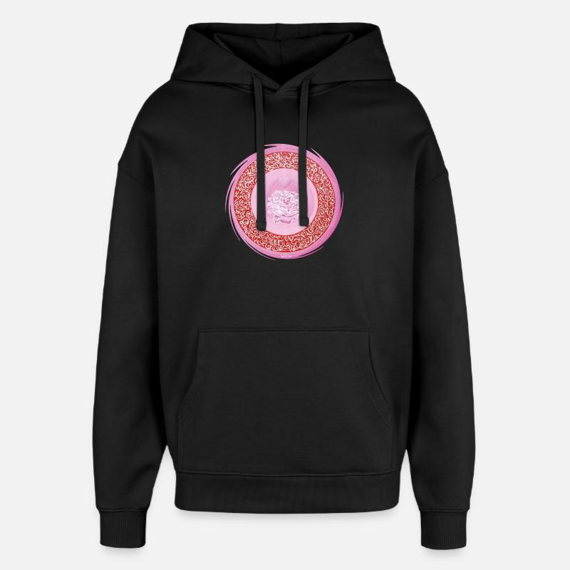 Sternentor Erzengel Chamuel - Sonja Ariel - Oversized Unisex Hoodie von Stanley/Stella - Schwarz