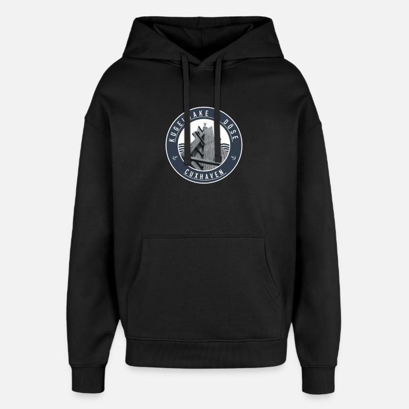 Kugelbake - Döse Cuxhaven - Oversized Unisex Hoodie von Stanley/Stella - Schwarz