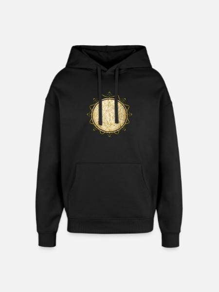 mandala buddhism spirituality - Oversized Unisex Hoodie by Stanley/Stella - black