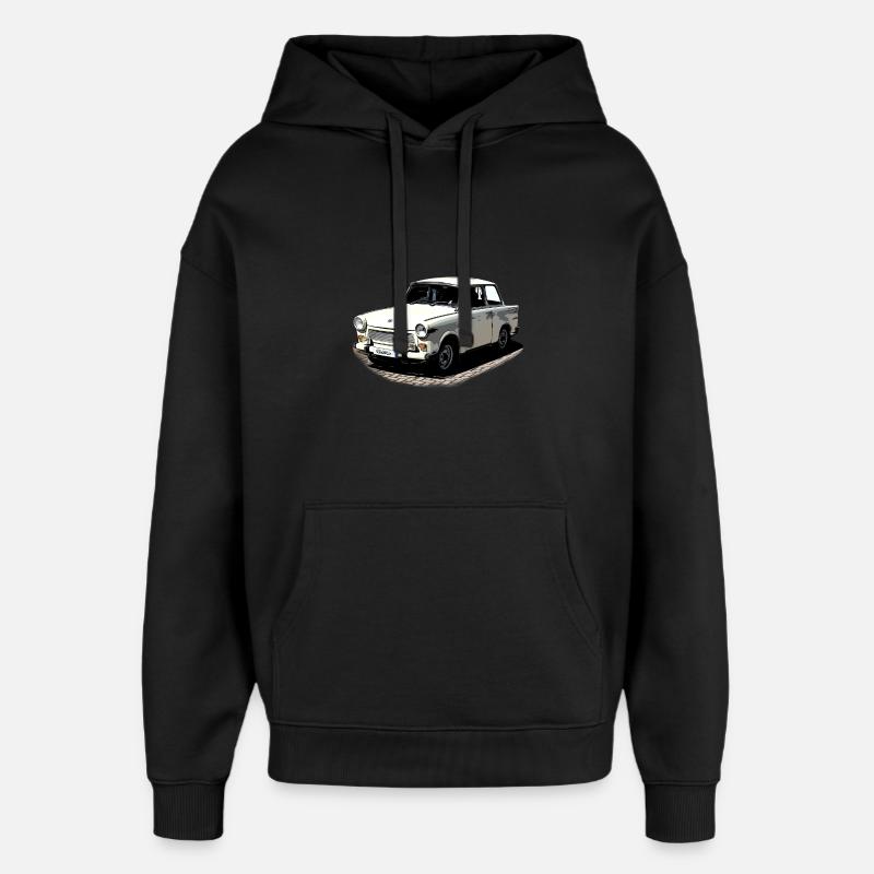 Allez Trabi allez - Sweat à capuche unisexe Stanley/Stella Oversized - noir