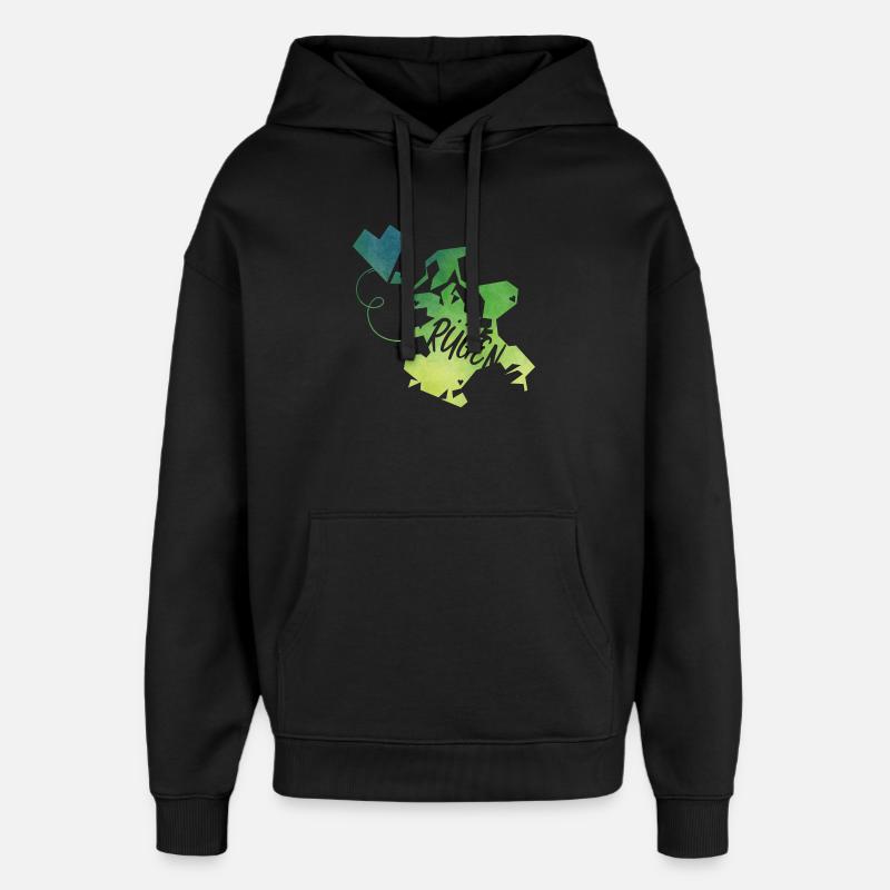 Réprimander - Sweat à capuche unisexe Stanley/Stella Oversized - noir